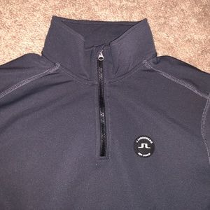 J Lindeberg Golf Pullover Zip Up Sweatshirt